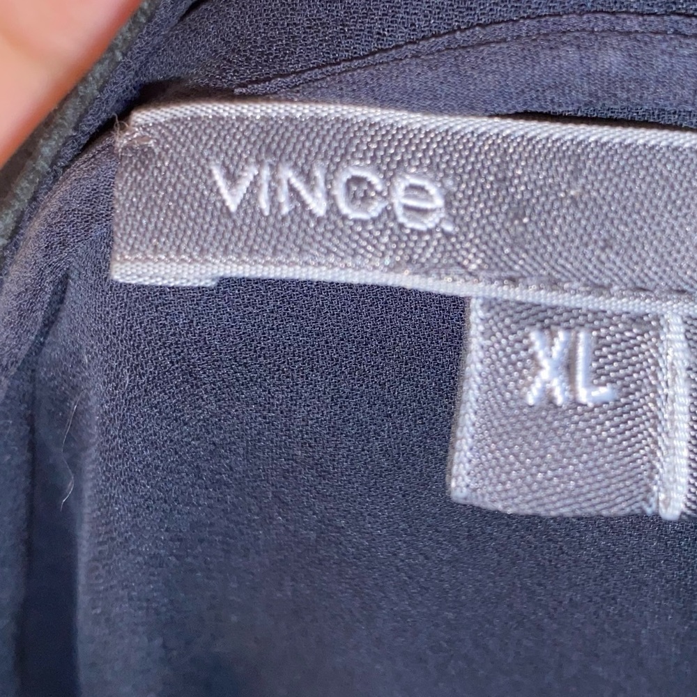 Vince. Silky Suede Top - Picture 5 of 5